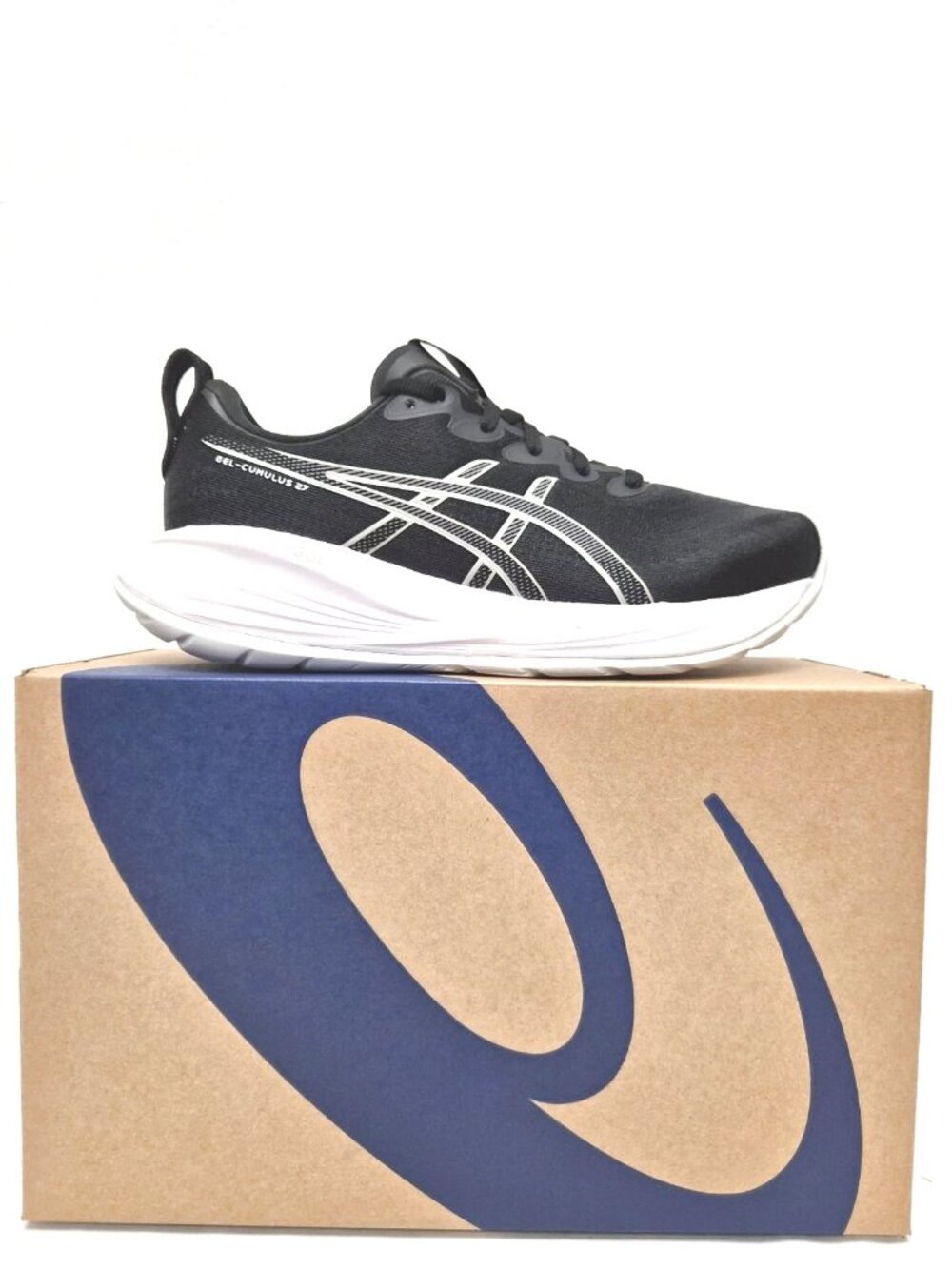 ASICS Gel-Cumulus 27 Black White Women's Size 8 Running Shoes NEW